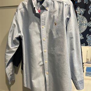 Ralph Lauren Blue Oxford Button Down